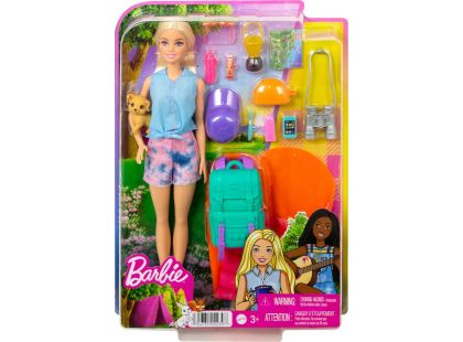 Barbie DreamHouse Adventure kempující panenka 30 cm Malibu