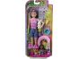 Barbie DreamHouse Adventure kempující sestra 23 cm se zvířátkem Skipper™ 7