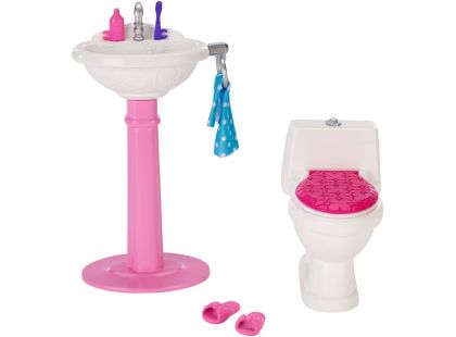 Barbie DXR91 Nábytek - DTJ69 Toaleta