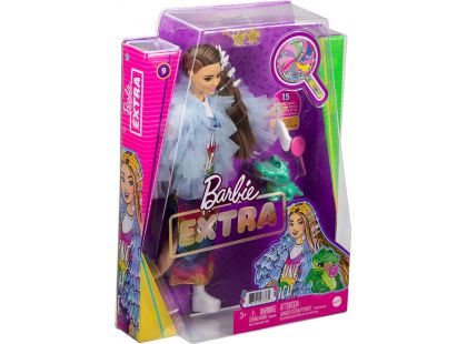 Barbie Extra 30 cm duhové šaty