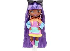 Barbie Extra Minis fialové vlasy