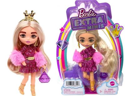 Barbie Extra Minis zlatá korunka 67