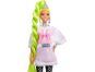 Barbie Extra 30 cm neonově zelené vlasy 3