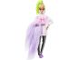 Barbie Extra 30 cm neonově zelené vlasy 2