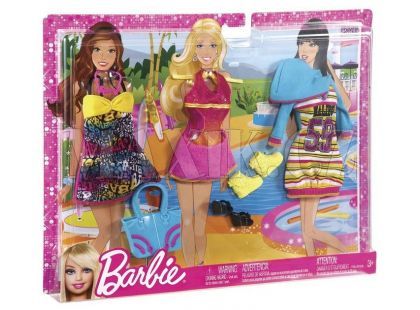 Barbie Fashionistas Relax oblečky - X7856 Růžová