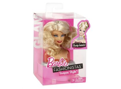 Barbie Fashionistas SS hlava T9123 - Sassy
