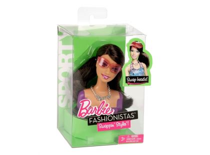 Barbie Fashionistas SS hlava T9123 - Sassy