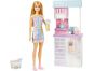 Barbie herní set prodavačka zmrzliny 30 cm blondýnka 2