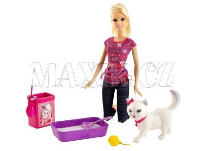 Barbie Hrací set s koťátkem