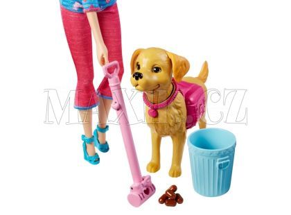 Barbie Hrací set se štěňátkem