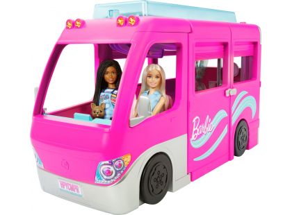 Barbie karavan snů s obří skluzavkou