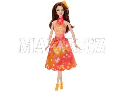 Barbie Kouzelná dvířka Kamarádky princezny - Brunetka BLP29
