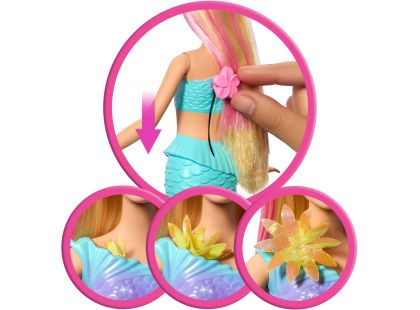 Barbie Kouzelná květinová mořská panna - blondýnka