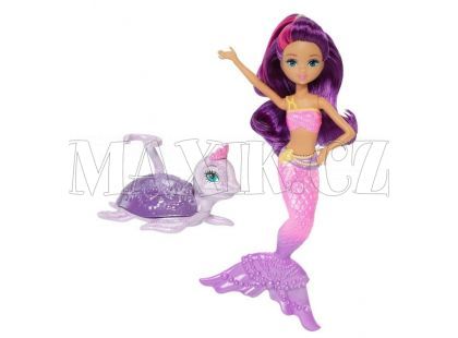 Barbie Mini mořská panna se zvířátkem - Mořská želva