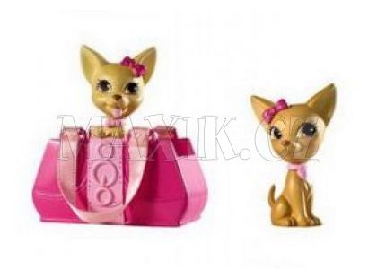 Barbie mini Strollin pups V0838