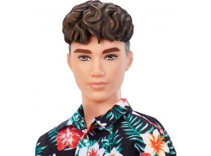 Barbie model ken - květinová košile