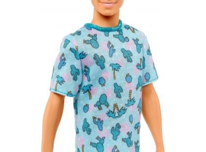 Barbie model Ken modré tričko