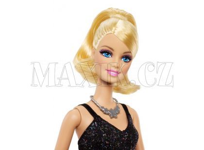 Barbie Modelka - Barbie růžovo černé šaty