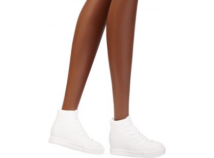 Barbie modelka 30 cm - batikovaný krátký overal