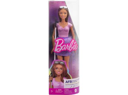 Barbie Modelka - fialová sukně s volánky