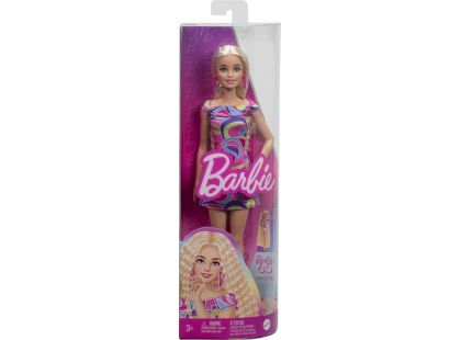 Barbie Modelka - pestrobarevné šaty