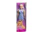 Barbie Modelka - šaty s modrými mašlemi 6
