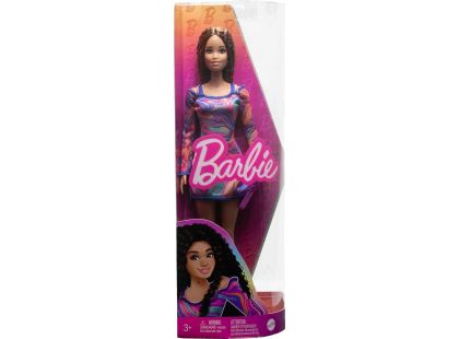 Barbie modelka duhové Marble šaty