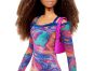 Barbie modelka duhové Marble šaty 4