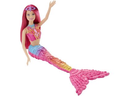 Barbie Mořská panna 34cm - Růžové vlasy