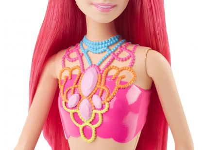 Barbie Mořská panna 34cm - Růžové vlasy