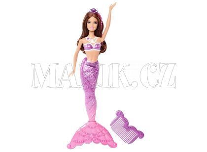 Barbie Mořská panna kamarádka - Brunetka fialová