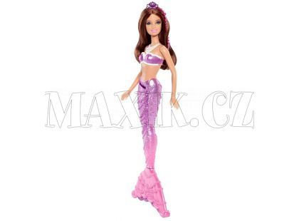 Barbie Mořská panna kamarádka - Brunetka fialová