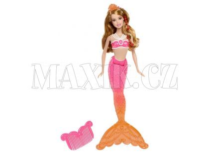 Barbie Mořská panna kamarádka - Hnědovláska růžová