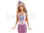 Barbie Mořská panna měnitelné prvky - Blondýnka růžová ploutev 2