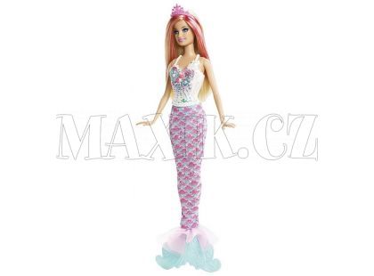 Barbie Mořská panna měnitelné prvky - Blondýnka tyrkysová ploutev