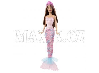 Barbie Mořská panna měnitelné prvky X9452 - Brunetka