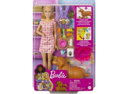 Barbie 30 cm novorozená štěňátka