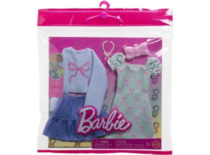 Mattel HYV05 Barbie Oblečení 2 oblečky a 2 doplňky pro panenku Mattel HYV05 Barbie Oblečení 2 oblečky a 2 doplňky pro panenku