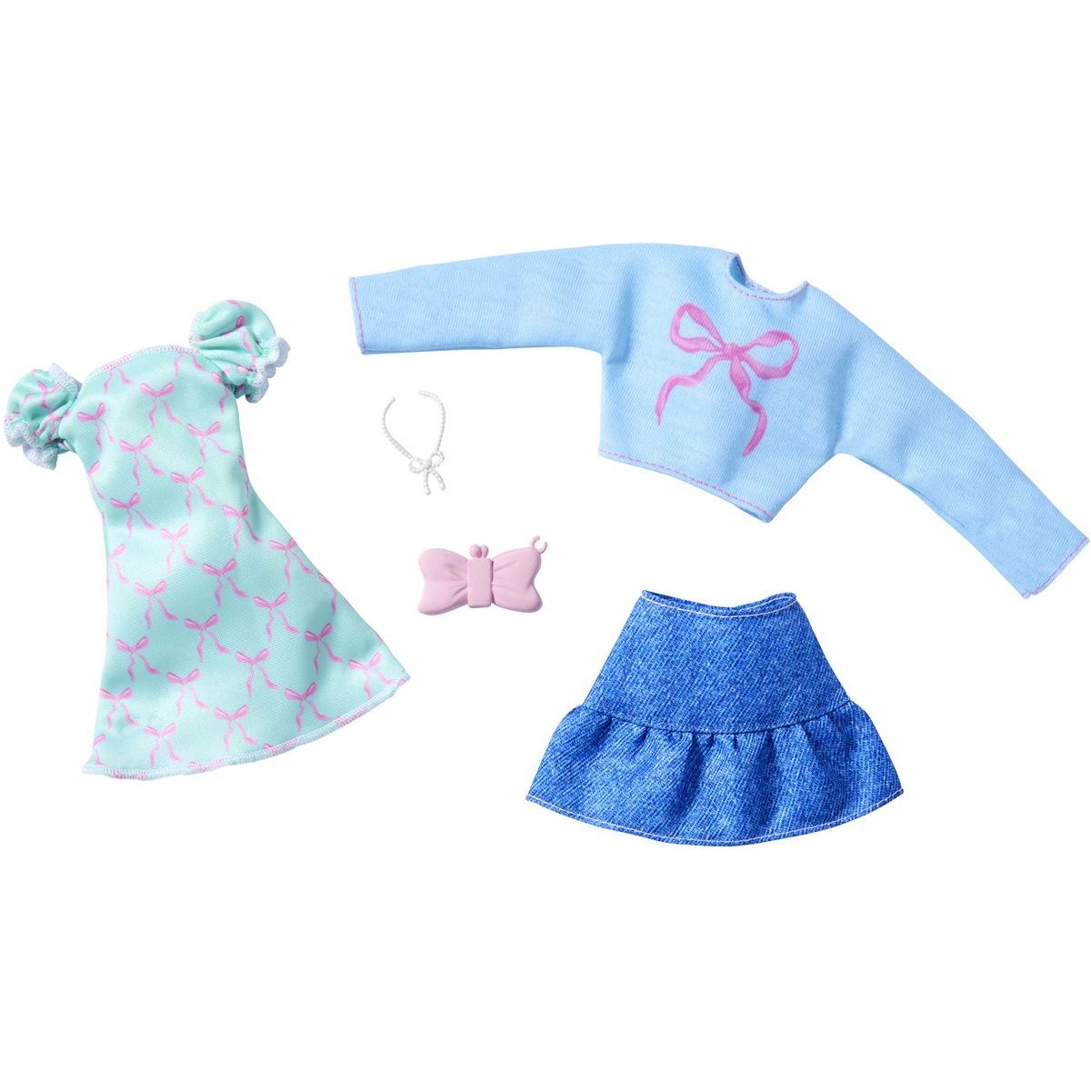 Mattel HYV05 Barbie Oblečení 2 oblečky a 2 doplňky pro panenku