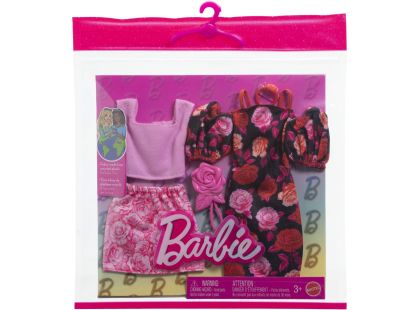 Mattel HYV03 Barbie Oblečení Barbie 2 oblečky a 2 doplňky pro panenku Mattel HYV03 Barbie Oblečení Barbie 2 oblečky a 2 doplňky pro panenku
