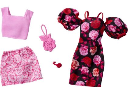 Mattel HYV03 Barbie Oblečení Barbie 2 oblečky a 2 doplňky pro panenku Mattel HYV03 Barbie Oblečení Barbie 2 oblečky a 2 doplňky pro panenku