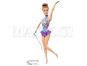 Barbie Panenka gymnastka - Fialová 2