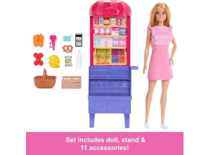 Barbie Panenka Malibu nakupuje herní set