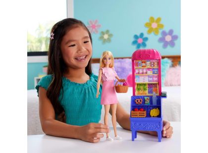 Barbie Panenka Malibu nakupuje herní set