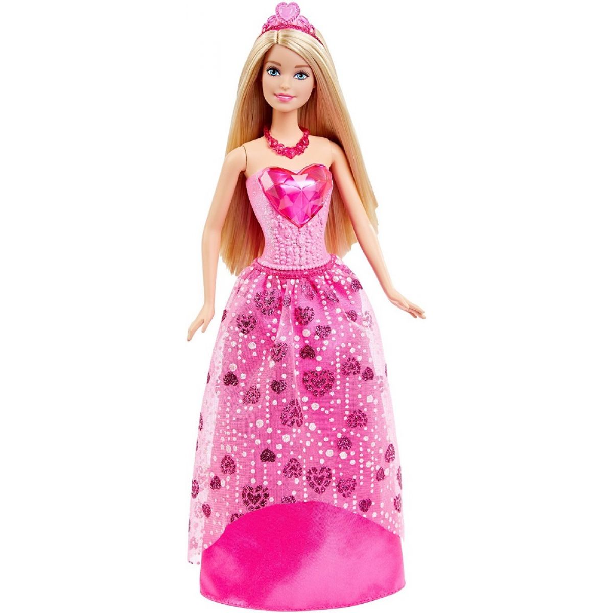 Barbie Panenka princezna - Růžové šaty