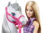 Mattel Barbie panenka s bílým koněm 4