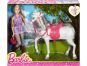 Mattel Barbie panenka s bílým koněm 6