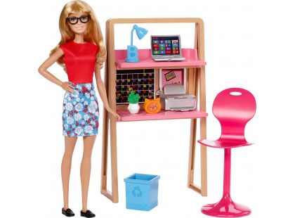 Barbie panenka s nábytkem Kancelář