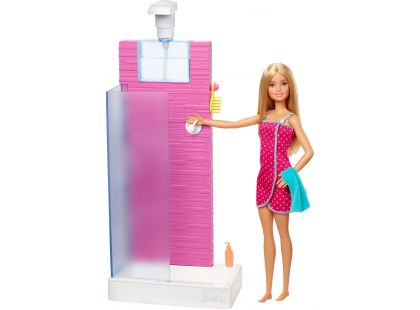 Barbie panenka s nábytkem Sprcha