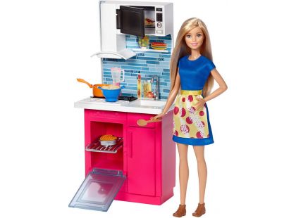 Barbie panenka s nábytkem Kuchyňka
